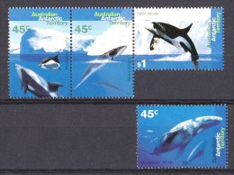 Australian Antarctic 1995 Whales & Dolphins Set Of 4 MNH - Unused Stamps