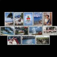 CAYMAN IS. 1991 - Scott# 636-47 Island Scenes Set Of 12 MNH (XA710) - Kaimaninseln