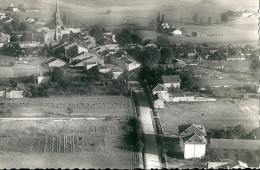 Bon - Encontre      (  47  )   Vue Aérienne   (  Mairie   -  Ecole  )   Et  Rue  Principale    -  Carte S.m - - Bon Encontre