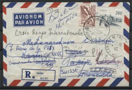 JUGOSLAVIA, R-COVER SENT TO RED CROSS RESENT MANY TIMES! - Briefe U. Dokumente