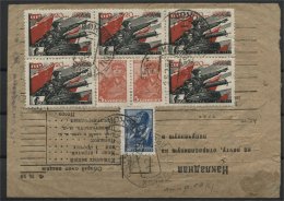 RUSSIA / USSR, WAYBILL (?) FROM 1941, USED IN CHOROL (POLTAVA, UKRAINE), HIGH FRANKING - Covers & Documents