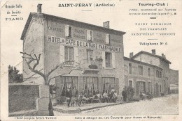 ST PERAY  CAFE DE LA GARE  NON VOYAGEE - Saint Péray