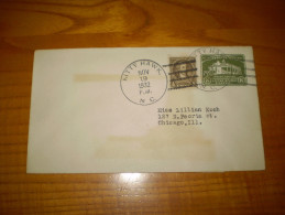 USA Entier Postal Avec Monument Au Dos ; Complément D´affranchissement 1 + 1/2 ; Double Cachet Kitty Hawk 19.11.1932 - 1921-40