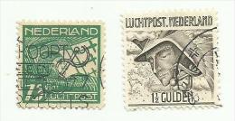 Pays-Bas Poste Aérienne N°5, 6 Cote 3 Euros - Airmail