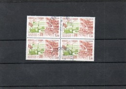 FRANCE   4 Timbres Se Tenant 1,60 F    1981    Y&T: 66   Service   Oblitérés - Oblitérés