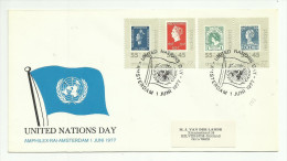 Pays-Bas Enveloppe 1977 Timbres N°1072 à 1075 - Cartas & Documentos