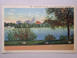 Lake Monona And The State Capitol, Madison, Wisconsin - Madison