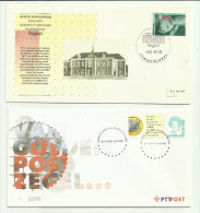 Pays-Bas Enveloppe 1989 Et 2001 - Briefe U. Dokumente