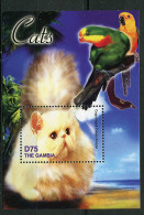 (cl 26 - P24) Gambie ** Bloc N° 615 (ref. Michel Au Dos) - Chats - Gambia (1965-...)