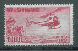 SAN MARINO - 1961 AIRMAIL HELICOPTER - Poste Aérienne