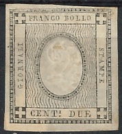 ITALIE ITALIA 1861 SARDAIGNE SARDEGNA JOURNAUX GIORNALI  C2   2 CENT. NSG   TB - Sardegna