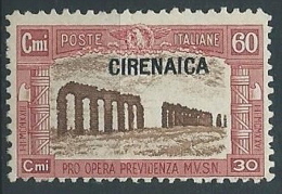 1927 CIRENAICA MILIZIA 60 CENT MNH ** - ED999 - Cirenaica