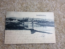 Aschaffenburg Postkarte Ansichtskarte AK 1900 Gelaufen - Aschaffenburg