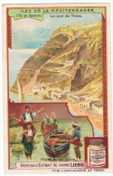 Chromo Liébig - Iles De La Méditerranée - Ile De Santorin - Port De Théra - Liebig