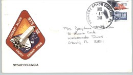 080317 LAUNCH STS - 62 [SHUTTLE COLUMBIA] KENNEDY SPACE CENTER FL / MAR 4, 1994 / 32815 [COVER, HANDBOOK,PATCH & DESCR.] - Etats-Unis