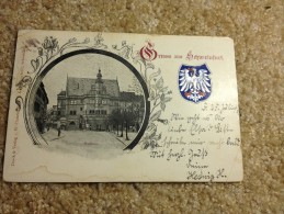 Schweinfurt Postkarte Ansichtskarte AK 1900 Gelaufen Gruss Aus - Schweinfurt