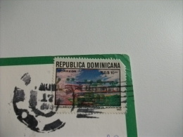 STORIA POSTALE FRANCOBOLLO COMMEMORATIVO Republica Dominicana Playa Bavaro Higuey - Dominicaine (République)