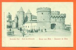 Dpt  57  Metz  "  Porte Des Allemands - Souvenir De Metz "  Carte Precurseur - Metz Campagne