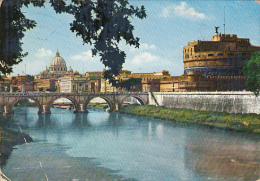 2900- ROME- SAINT ANGELO CASTLE, BRIDGE, POSTCARD - Castel Sant'Angelo