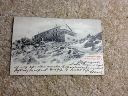 Zillertal Tirol Postkarte Ansichtskarte AK 1905 Landshuter Hütte  Gelaufen - Zillertal