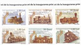 TRAINS 2006  FULL SET, MNH,ROMANIA.PRICE FACE VALUE! - Nuevos