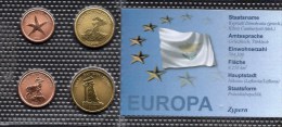 Muster EURO Cyprus 2006 Stg 20€ Stempelglanz Der Staatlichen Münze Zypern Set 1-20C Probe Coins Republik Of South-Kibris - Cipro