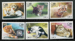 (cl 26 - P57) Cuba ** N° 4446 à 4451 - Chats - Unused Stamps