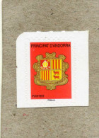 ANDORRE : Armoiries - Autoadhésif - Provient Du Carnet - Unused Stamps