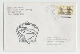 Naval Cover USS L.Mendel Rivers SSN 686 - Submarines