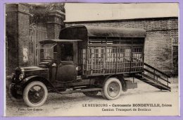 27 - Le NEUBOURG -- Carrosserie BONDEVILLE , Frères Camion Transport De Biestiaux - Le Neubourg