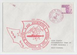 4 Verschiedene Naval Cover USS Bremerton SSN 698 - Submarines