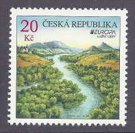 Czech Republic 2011 - Europa Cept, Forest, Landscapes, Paysage, River, Riviere, Mountains, Montagnes 1v. MNH - Nuevos