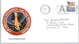 080319 LAUNCH STS - 59 [SHUTTLE ENDEAVOUR] KENNEDY SPACE CENTER FL / APR 9, 1994 / 32815 [COVER, ,PATCH & DESC] - Etats-Unis