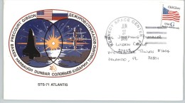 080327 LAUNCH STS - 71 [SHUTTLE ATLANTIS] KENNEDY SPACE CENTER FL /JUN  27, 1995 / 32815 [COVER, HANDBOOK, PATCH & DESC] - Estados Unidos