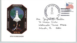 080328 LAUNCH STS - 70 [SHUTTLE DISCOVERY] KENNEDY SPACE CENTER FL /JUL 13,1995 / 32815 [COVER, HANDBOOK, PATCH & DESC] - Etats-Unis