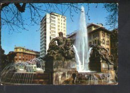 L2856 Torino - Piazza Solferino E Fontana Angelica - Auto Cars Voitures - Used 1971 - Ed. Cambursano - Plaatsen & Squares