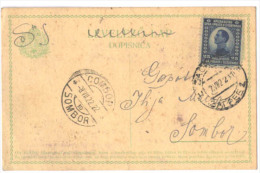 YUGOSLAVIA - CROATIA - SHS - HUNGARY - PROVIS. POST CARD Mi.P35 - Edic.BORANIĆ I ROŽMANIŽ ZAGREB - BEERS - 19 - Bières