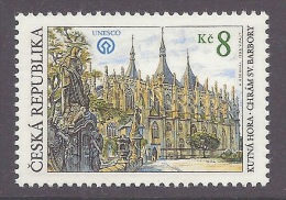 Czech Republic 1998 - Unesco, Kutna Hora, Cathedral, Monuments, World Heritage MNH - Unused Stamps
