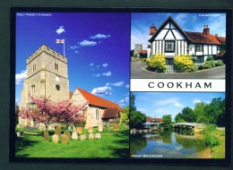 ENGLAND  -  Cookham  Multi View  Unused Postcard As Scan - Autres & Non Classés