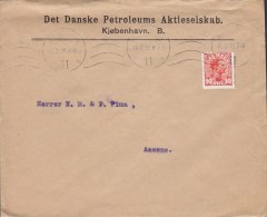 Denmark DET DANSKE PETROLEUMS AKTIESELSKAB, KJØBENHAVN (11.) 1919 Cover Brief To ASSENS (2 Scans) - Briefe U. Dokumente