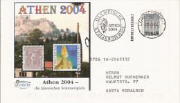 ALLEMAGNE DEUTSCHLAND JO JEUX OLYMPIQUES OLYMPIC GAMES OG Olympische Spiele OLYMPIA ATHEN ATHENES FLAMME OLYMPIQUE - Sommer 2004: Athen