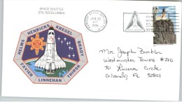080334 LAUNCH STS - 78 [SHUTTLE COLUMBIA] KENNEDY SPACE CENTER FL /JUN 20,1996 / 32815 [COVER, PATCH & DESC] - Estados Unidos