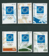 Greece 2000 First Issue For The Athens Olympic Games Of 2004 Set MNH S0928 - Nuevos