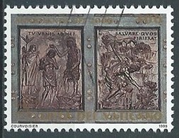 1999 VATICANO USATO ANNO SANTO PORTA SANTA 400 LIRE - VV2-2 - Oblitérés