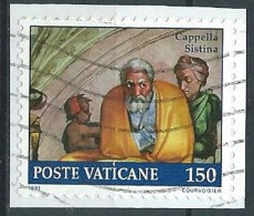 1991 VATICANO USATO CAPPELLA SISTINA 150 LIRE - VV2-2 - Oblitérés