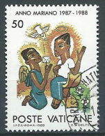 1988 VATICANO USATO ANNO MARIANO 50 LIRE - VV2-5 - Used Stamps