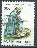 1988 VATICANO USATO ANNO MARIANO 300 LIRE - VV2 - Used Stamps