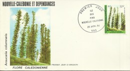 New Caledonia 1984 Flora ,Araucaria Columnaris  FDC - FDC