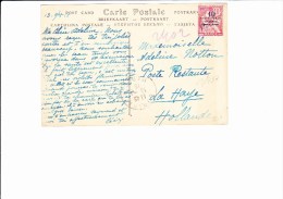 45/437 CP   1916  POUR LA HOLLANDE - Storia Postale