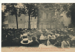 Moulins 4 Sacre Monseigneur Boutry Eveque Du Puy En Velay 24/6/1907 Catholiques Devant Eveché - Moulins